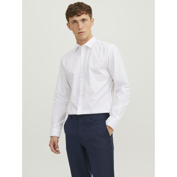 JJJOE SHIRT LS PLAIN Ανδρικό Πουκάμισο JACK & JONES 12187222 Λευκό - Image 6