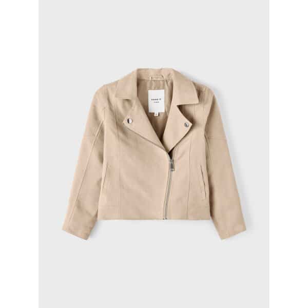 Μπουφάν για Κορίτσι NKFMOLLY FAUX SUEDE JACKET Name it 13211759 - Image 4