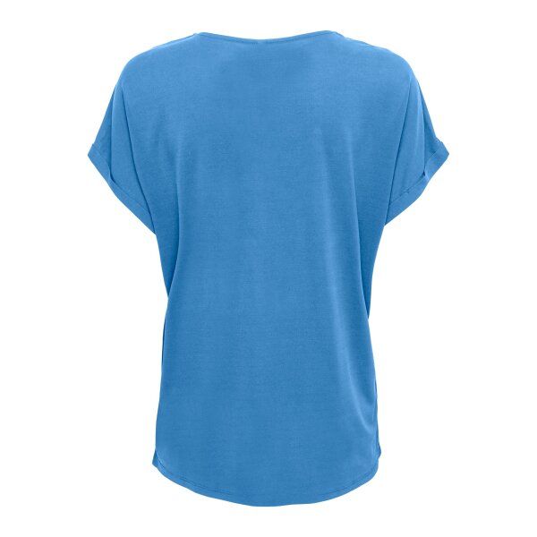 ΓΥΝΑΙΚΕΙΟ ΜΠΛΟΥΖΑΚΙ ΓΑΛΑΖΙΟ ONLY ONLFREE S/S MODAL PLACKET TOP JRS  15285116 - Image 2