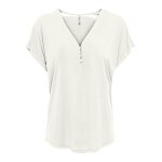 ΓΥΝΑΙΚΕΙΟ ΜΠΛΟΥΖΑΚΙ ΛΕΥΚΟ ONLY ONLFREE S/S MODAL PLACKET TOP JRS 15285116