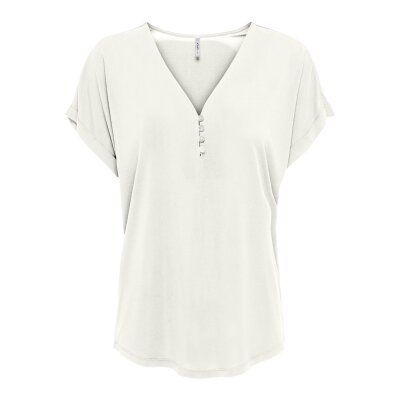 ΓΥΝΑΙΚΕΙΟ ΜΠΛΟΥΖΑΚΙ ΛΕΥΚΟ ONLY ONLFREE S/S MODAL PLACKET TOP JRS 15285116