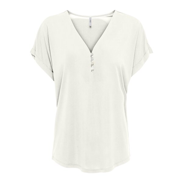 ONLY_Springsummer_4215585_15285116 ΓΥΝΑΙΚΕΙΟ ΜΠΛΟΥΖΑΚΙ ΛΕΥΚΟ ONLY ONLFREE S/S MODAL PLACKET TOP JRS  15285116 - Image 1