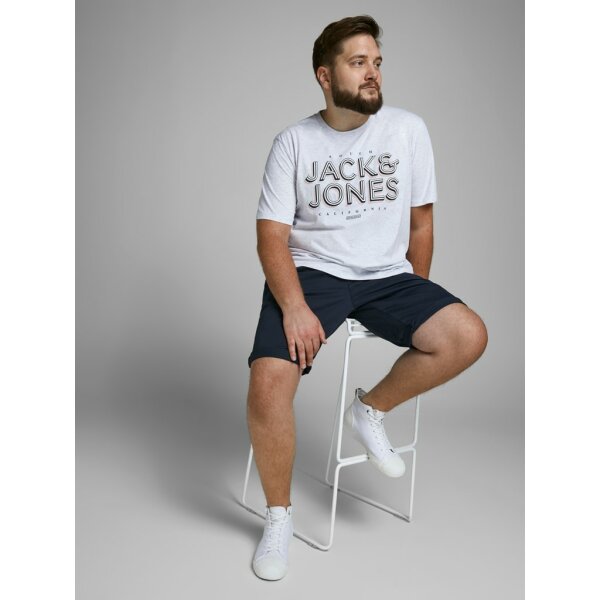 Ανδρική Βερμούδα JACK & JONES PLUS SIZE 12169212 Μπλέ - Image 4