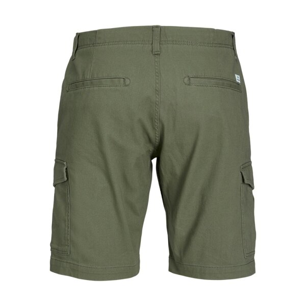 12182555_4092763_back Ανδρική Βερμούδα CARGO JACK & JONES 12182555 Πράσινο - Image 2
