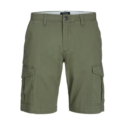 Ανδρική Βερμούδα CARGO JACK & JONES 12182555 Πράσινο