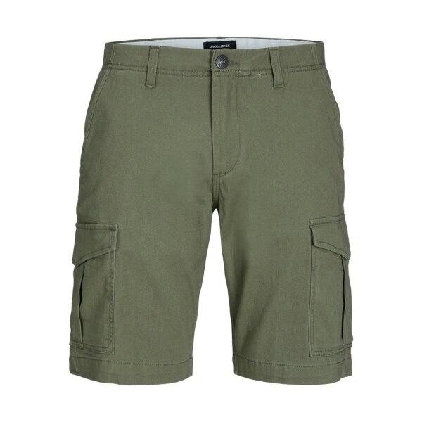 12182555_4092763_front Ανδρική Βερμούδα CARGO JACK & JONES 12182555 Πράσινο - Image 1