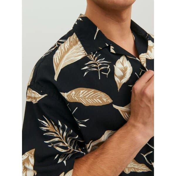 Ανδρικό Πουκάμισο JACK & JONES 12202240 Μαύρο - Image 5