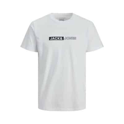 Ανδρική Μπλούζα JACK & JONES 12221946 Λευκό