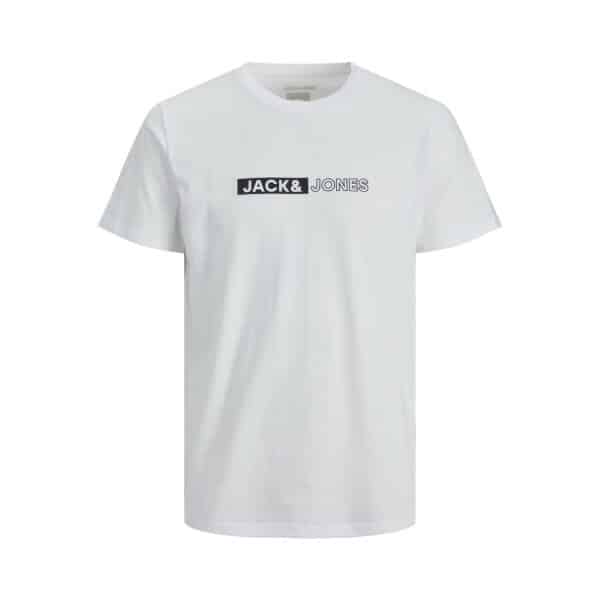 12221946_4094929_front Ανδρική Μπλούζα JACK & JONES 12221946 Λευκό - Image 1