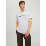 Ανδρική Μπλούζα JACK & JONES 12221946 Λευκό - Image 6