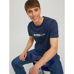 Ανδρική Μπλούζα JACK & JONES 12221946 Μπλέ - Image 3