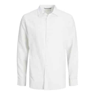 Ανδρικό Πουκάμισο Λινό JACK & JONES 12225707 Λευκό