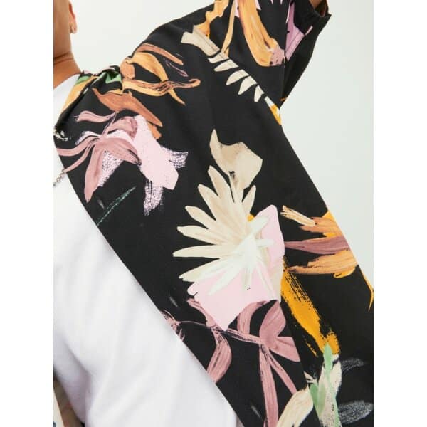 Ανδρικό Πουκάμισο EXOTIC JACK & JONES 12227632 Μαύρο - Image 5