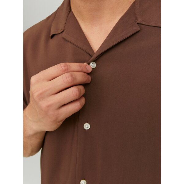 Ανδρικό Πουκάμισο JACK & JONES 12228007 Καφέ - Image 5