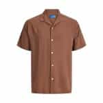 Ανδρικό Πουκάμισο JACK & JONES 12228007 Καφέ