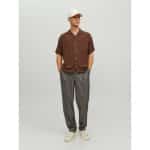 Ανδρικό Πουκάμισο JACK & JONES 12228007 Καφέ - Image 6