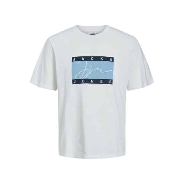 Ανδρική Μπλούζα JACK & JONES 12228254 Λευκό - Image 1