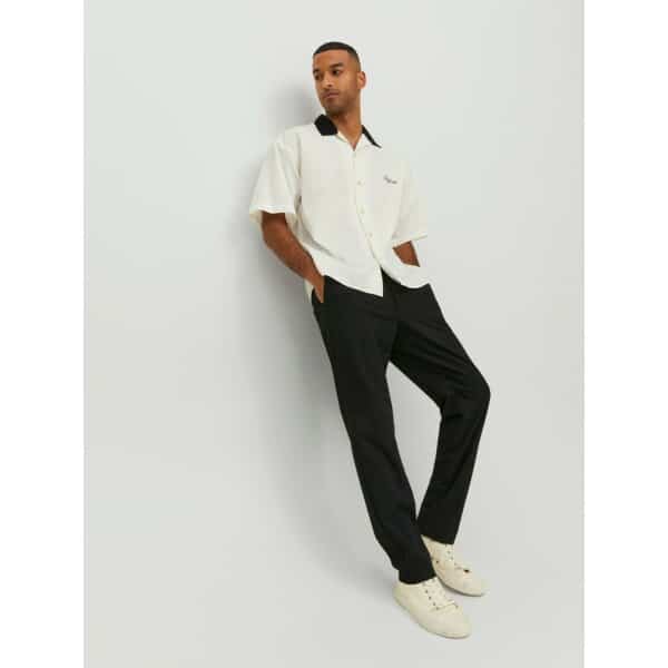 Ανδρικό Παντελόνι JACK & JONES 12229389 Μαύρο - Image 4