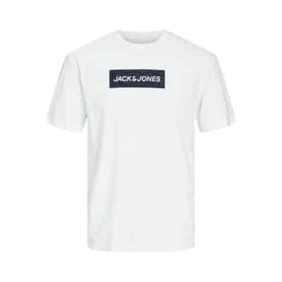 Ανδρική Μπλούζα JACK & JONES 12229758 Λευκό
