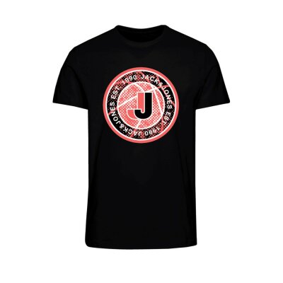 Ανδρική Μπλούζα JACK & JONES 12232374 Mαύρο