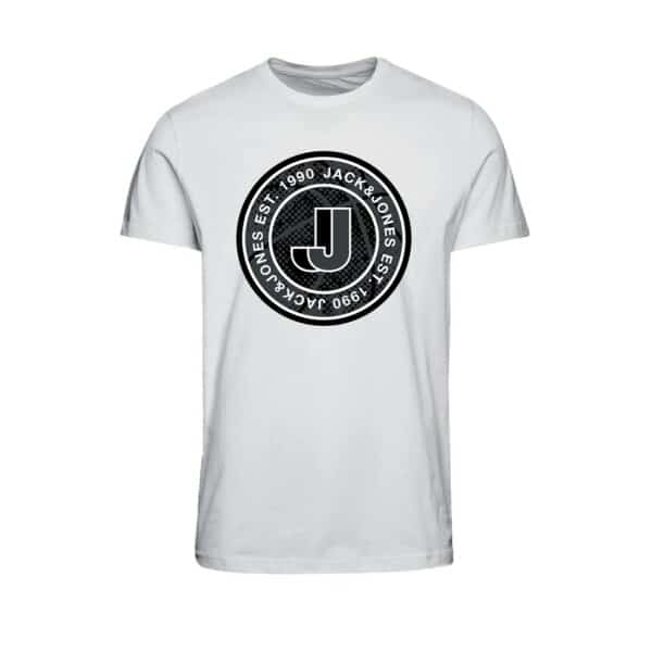 12232374_4184748_front Ανδρική Μπλούζα JACK & JONES 12232374 Λευκό - Image 2