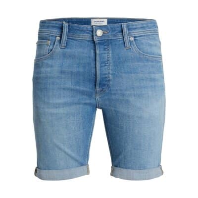 Ανδρική Βερμούδα Τζιν PLUS SIZE JACK & JONES 12232559 Μπλέ