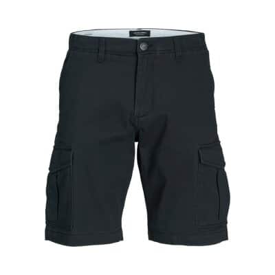 Ανδρική Βερμούδα CARGO PLUS SIZE JACK & JONES 12232576 Μαύρο