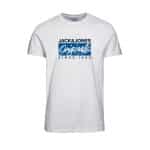 Ανδρική Μπλούζα JACK & JONES 12232649 Λευκό