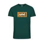 Ανδρική Μπλούζα JACK & JONES 12232649 Πράσινο