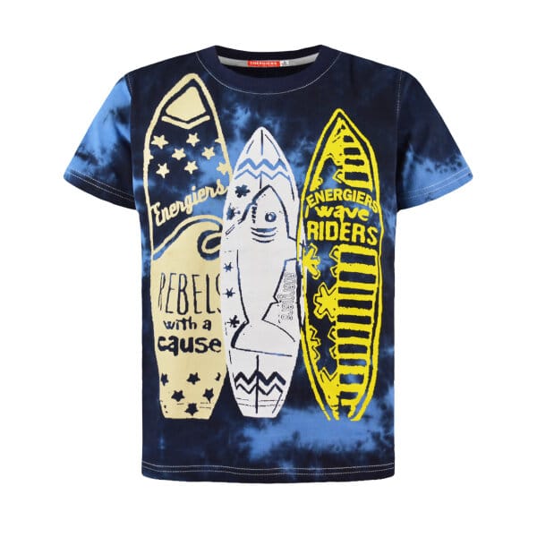 ΜΠΛΟΥΖΑ ΚΟΝΤΟΜΑΝΙΚΗ ΜΠΛΕ ΜΕ ΤΥΠΩΜΑ ΑΓΟΡΙ ENERGIERS 13-223029-5 - Image 1