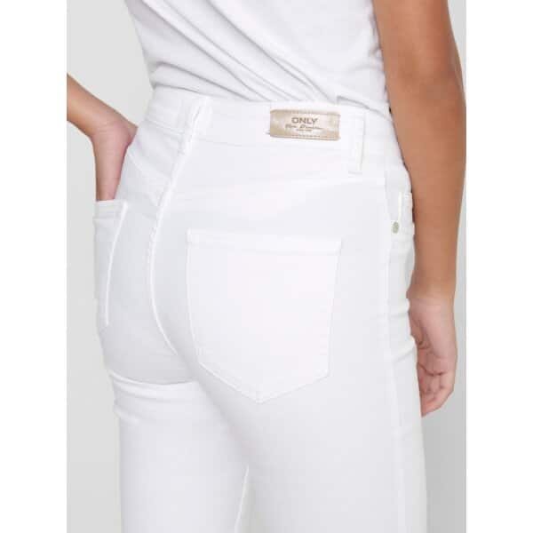 15155438_2768109_detail Γυναικείο Παντελόνι Jeans Λευκό ONLBLUSH MID 15155438 - Image 5