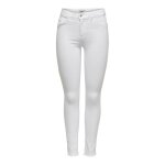 Γυναικείο Παντελόνι Jeans Λευκό ONLBLUSH MID 15155438 - Image 7