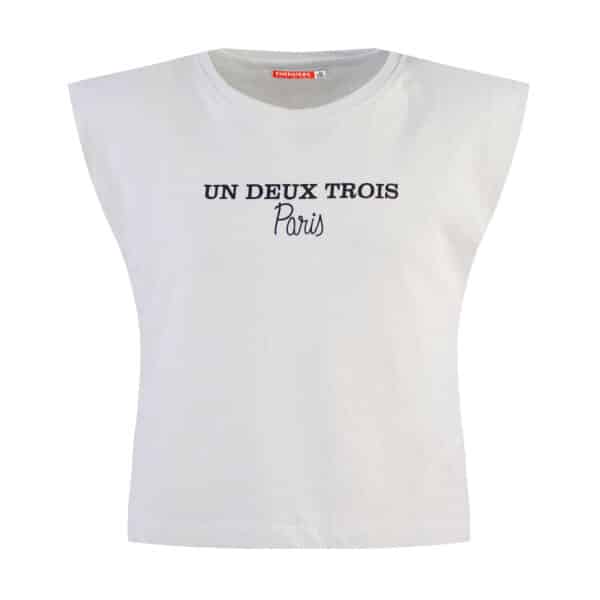 ΜΠΛΟΥΖΑ CROP TOP ΛΕΥΚΟ ΚΟΡΙΤΣΙ ENERGIERS 16-223235-5 - Image 1