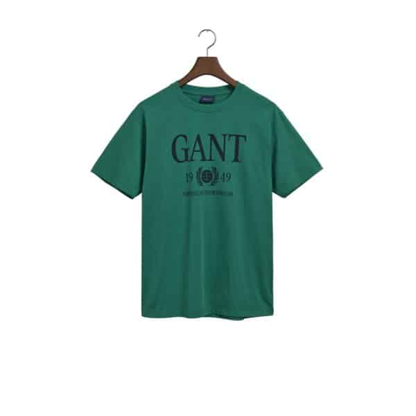 202301-2003158-336-transparent-fv-1 Ανδρική Μπλούζα GANT RETRO CREST 2003158 Πράσινο - Image 1