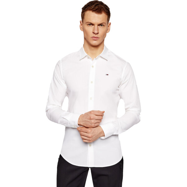 Ανδρικό Πουκάμισο Tommy Jeans DM0DM04405 Λευκό - Image 1