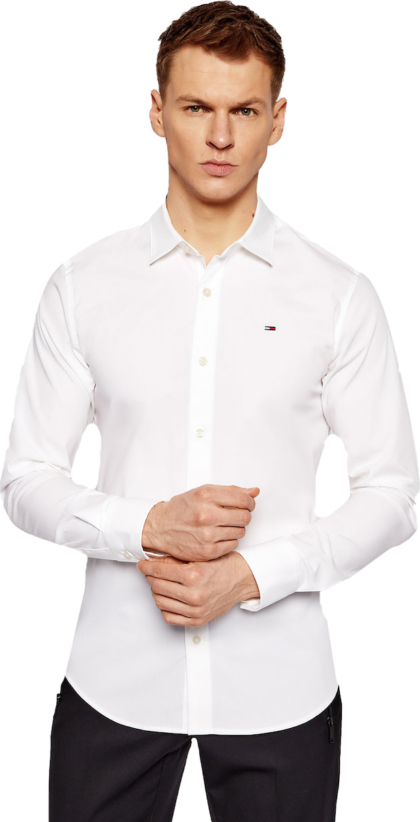 Ανδρικό Πουκάμισο Tommy Jeans DM0DM04405 Λευκό - Image 1