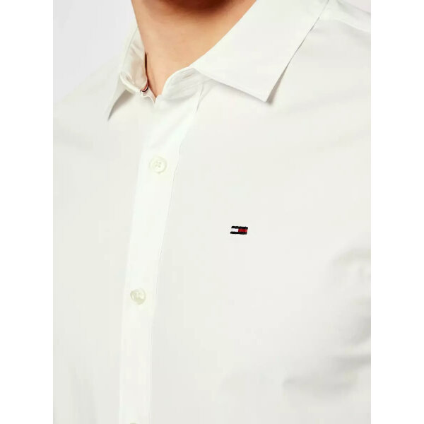 Ανδρικό Πουκάμισο Tommy Jeans DM0DM04405 Λευκό - Image 4
