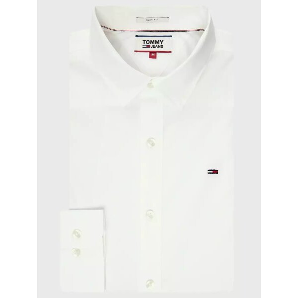 Ανδρικό Πουκάμισο Tommy Jeans DM0DM04405 Λευκό - Image 6