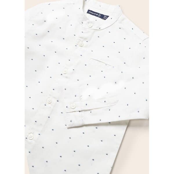 ΣΕΤ ΠΟΥΚΑΜΙΣΟ ΜΑΚΡΥΜΑΝΙΚΟ ΛΙΝΟ ΑΓΟΡΙ MAYORAL 23-01297-077 - Image 4