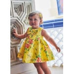 Παιδικό Φόρεμα Floral Κίτρινο Ρόζ Abel & lula 23-05019-003