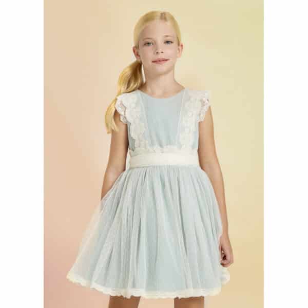 Παιδικό Φόρεμα Με Τούλι Βεραμάν Abel & lula 23-05037-060 - Image 3