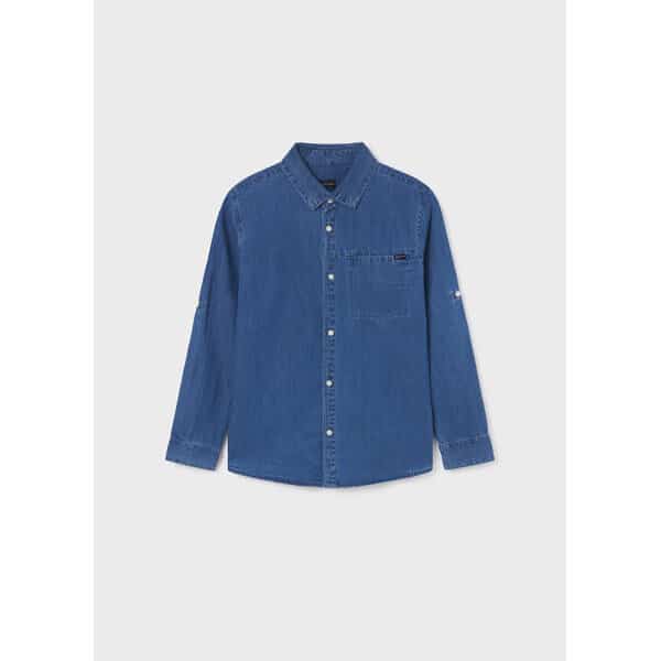 ΠΟΥΚΑΜΙΣΟ ΜΑΚΡΥΜΑΝΙΚΟ ΤΖΙΝ ΑΓΟΡΙ MAYORAL 23-06119-005 - Image 1