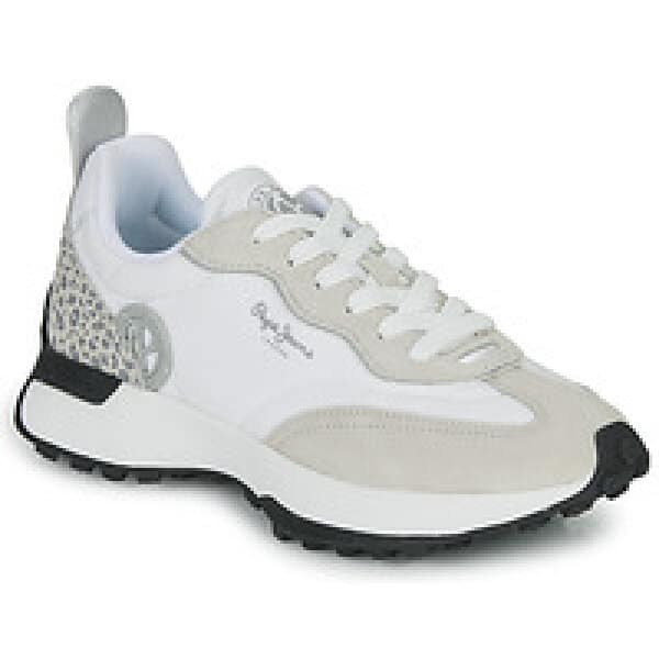 Γυναικείο Παπούτσι  Λευκό Sneaker lucky Leo Pepe Jeans PLS31486 801 - Image 1