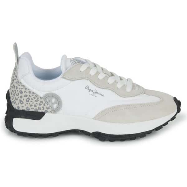 Γυναικείο Παπούτσι  Λευκό Sneaker lucky Leo Pepe Jeans PLS31486 801 - Image 2