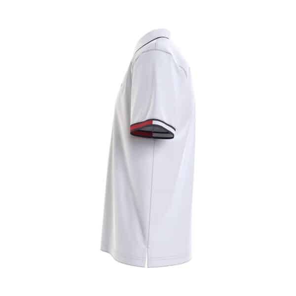 DM0DM12963-YBR_2 Ανδρική Μπλούζα TOMMY JEANS  CUFFS POLO DM0DM12963 Λευκό - Image 3