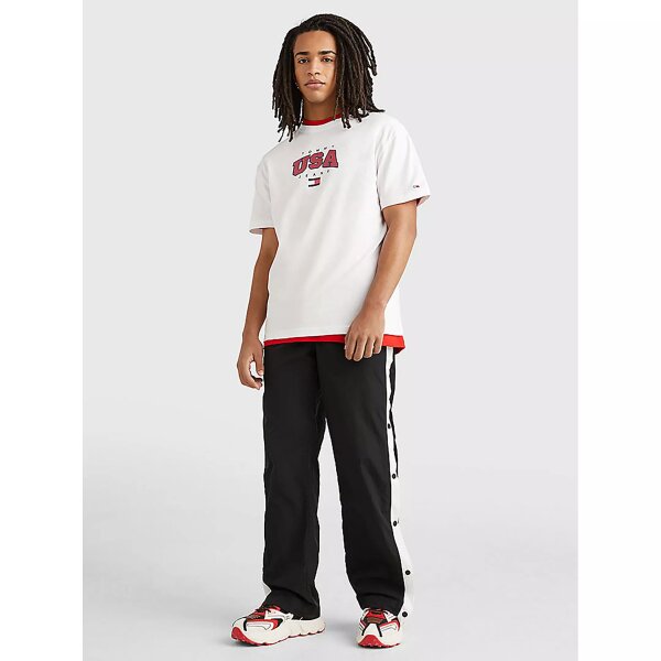 DM0DM16406-YBR_4 Ανδρική Μπλούζα TOMMY JEANS MODERN DM0DM16406 Λευκό - Image 4