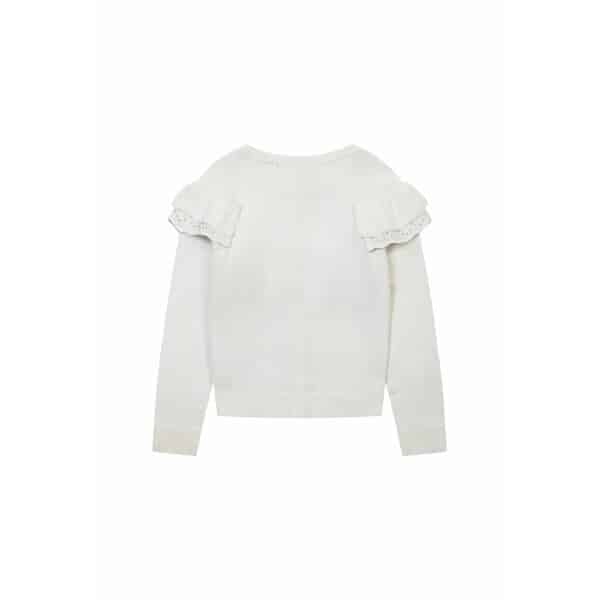 FOX 3 (2) ΠΑΙΔΙΚΗ ΖΑΚΕΤΑ ΓΙΑ ΚΟΡΙΤΣΙ ΛΕΥΚΗ MINOTI  37078JNR - Image 2