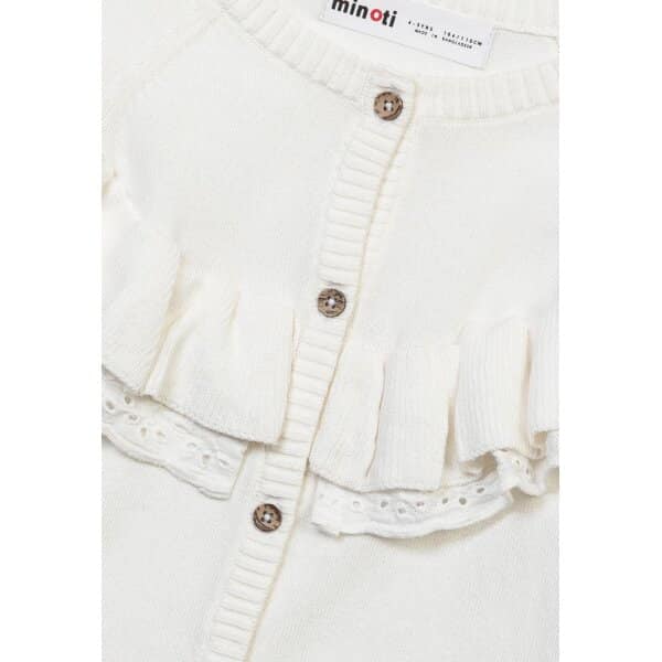 FOX 3 (3) ΠΑΙΔΙΚΗ ΖΑΚΕΤΑ ΓΙΑ ΚΟΡΙΤΣΙ ΛΕΥΚΗ MINOTI  37078JNR - Image 3