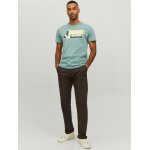 Ανδρική Μπλούζα JACK & JONES 12228078 Πετρόλ - Image 3