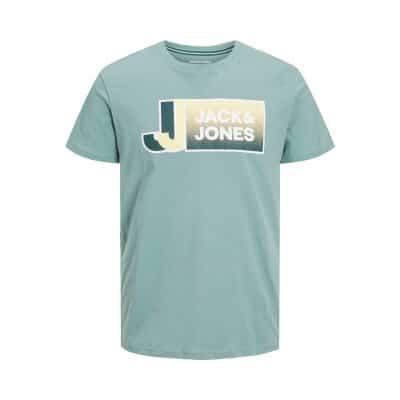 Ανδρική Μπλούζα JACK & JONES 12228078 Πετρόλ